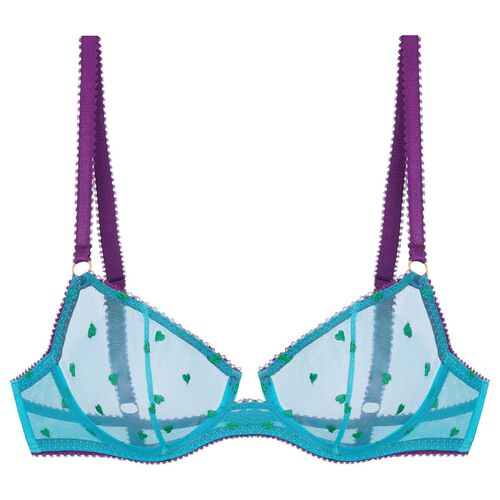 Dora Larsen Nelle Heart Embroidery Underwire Bra